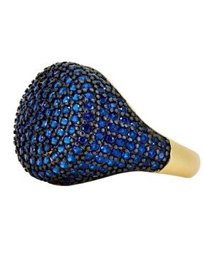 Freida Rothman Midnight Collection Sparkling Elegance Cocktail Ring